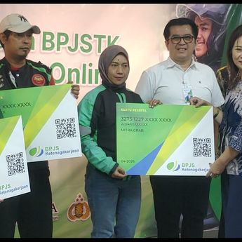 200 Ojol Dapat Bantuan Kepesertaan BPJS TK dari Sentra Medika Hospital Depok