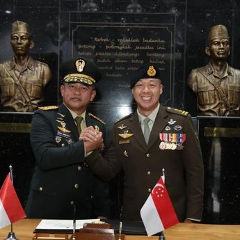 TNI AD Perkuat Kerja Sama Militer dengan Singapura