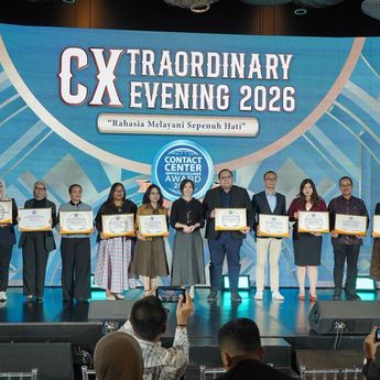 Melayani Sepenuh Hati, Pegadaian Raih Penghargaan Top CX Brand Award 2026