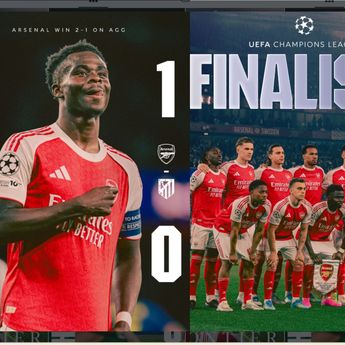 Singkirkan Atletico 1-0, Arsenal ke Final Liga Champions