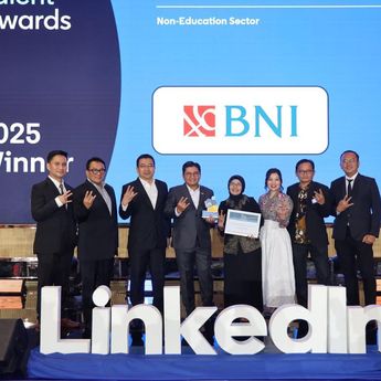 BNI Satu-satunya Bank Himbara yang Raih Penghargaan Pelopor Talent Insights LinkedIn Talent Awards 2025