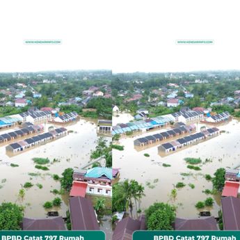VIDEO: Penampakan Banjir Terjang Kendari, 3.517 Jiwa Terdampak
