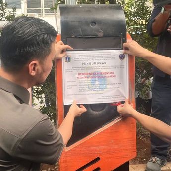 DPRD DKI Segel Parkir Ilegal di Blok M Square