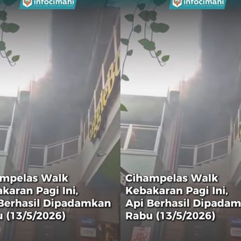 Cihampelas Walk Terbakar Hebat