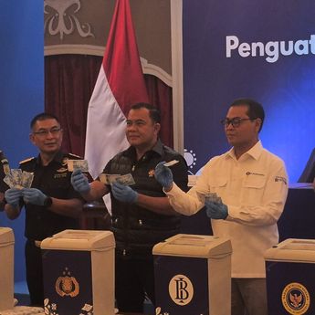 Bank Indonesia dan Bareskrim Musnahkan 466.535 Lembar Uang Palsu