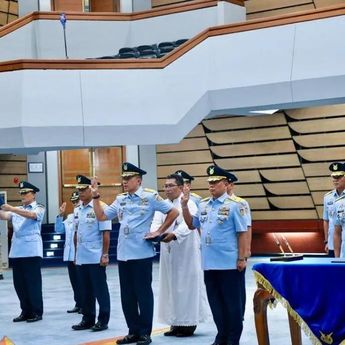 KSAU Lantik Enam Perwira Tinggi TNI AU untuk Jabatan Strategis