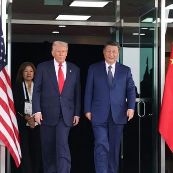 Xi Jinping Tekankan Kemitraan dengan AS Saat Bertemu Trump di Beijing