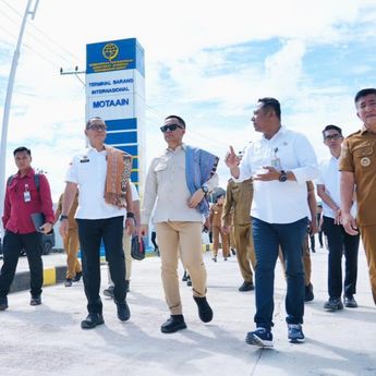 BNPP RI Cek Kesiapan Operasional Terminal Barang Internasional di PLBN Motaain