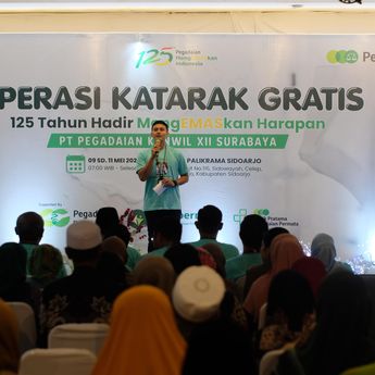 Pegadaian Gelar Operasi Katarak Gratis, 300 Peserta Ikuti Screening dan 125 Orang Jalani Operasi