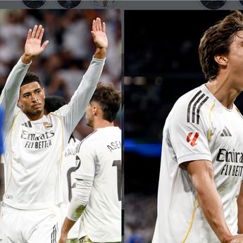 Gol Garcia dan Bellingham Bawa Real Madrid Menang 2-0 atas Real Oviedo