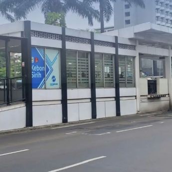 Transjakarta Tutup Sementara Halte Kebon Sirih Arah Blok M