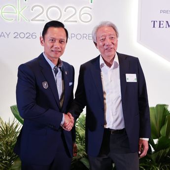AHY Temui Bos Temasek, Perkuat Diplomasi Infrastruktur RI-Singapura 