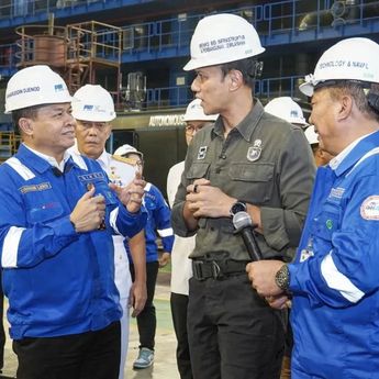 AHY Tinjau PT PAL, Dorong Indonesia Jadi Negara Maritim Mandiri