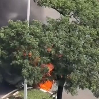 Mobil yang Terbakar di Kemayoran sedang Test Drive Usai Servis