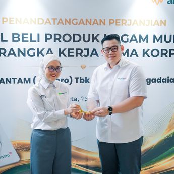 Perkuat Ekosistem Emas Nasional, PT Pegadaian dan PT ANTAM (Persero) Tbk Jalin Sinergi Strategis Perdagangan Logam Mulia