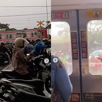 KRL Duri-Tangerang Berhenti di Perlintasan Kembangan Utara akibat Gangguan Operasional