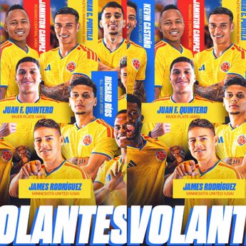 James Rodriguez dan Luis Diaz Pimpin Skuad Kolombia untuk Piala Dunia