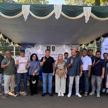Salurkan Hewan Kurban, Mori Hanafi Dorong Kolaborasi Alumni Universitas Pancasila KAUP-KAUP FH