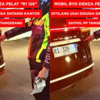 Viral Denza D9 Pakai Pelat &ldquo;R1 126&rdquo; Mirip Kendaraan Menteri, Pengemudi Langsung Ditilang