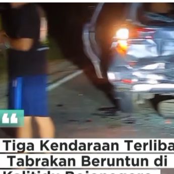Kecelakaan Beruntun di  Bojonegoro, Tiga Kendaraan Ringsek