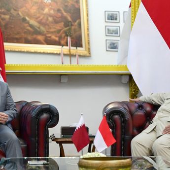 Prabowo Terima Kunjungan Wakil Perdana Menteri Qatar, Sheikh Saoud