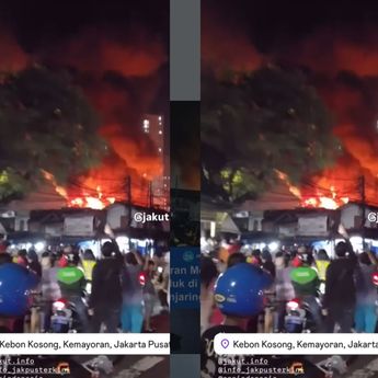 Kebakaran Hantam Rumah Penduduk di Kemayoran