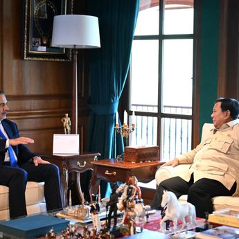 Prabowo Terima Menlu T&uuml;rkiye Hakan Fidan di Hambalang, Bahas Palestina hingga Stabilitas Timur Tengah