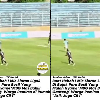 VIDEO: Mic Komentator Liga 4 Dibajak Bocil: MBG Mas Bahlil Ganteng