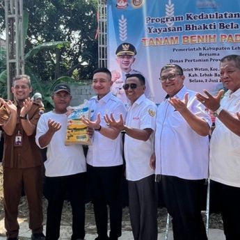 Ketahanan Pangan Jadi Prioritas, Pemkab Lebak Tanam Padi Unggul di Demplot 10 Hektare