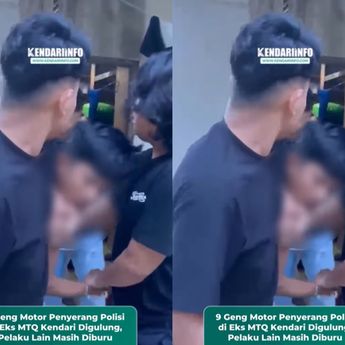 VIDEO: 9 Anggota Geng Motor Penyerang Polisi Dibekuk Tanpa Perlawanan