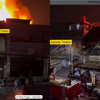 Kebakaran Hantam 30 Rumah di Johar Baru