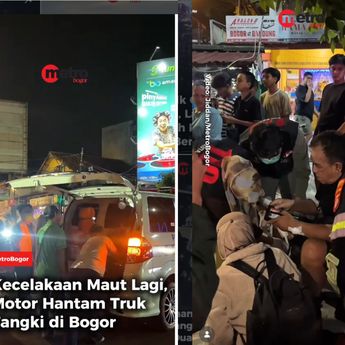 Pemotor Tewas Dihantam Truk di Jambu Dua Bogor