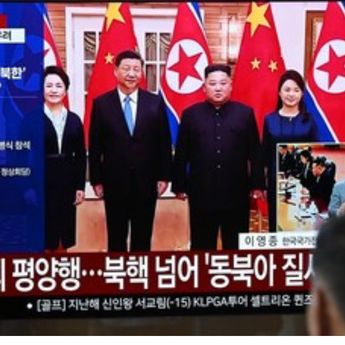 Xi Jinping Disambut Meriah Kim Jong Un di Pyongyang, Keluarkan Kata-kata Ini