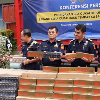 Bea Cukai Gagalkan Peredaran 8,2 Juta Batang Rokok Ilegal, Rugikan Negara Rp7,9 Miliar