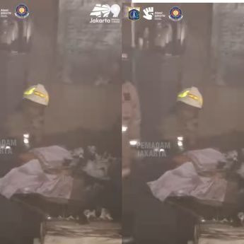VIDEO: Kebakaran Hantam Bangunan Ruko di Kemayoran