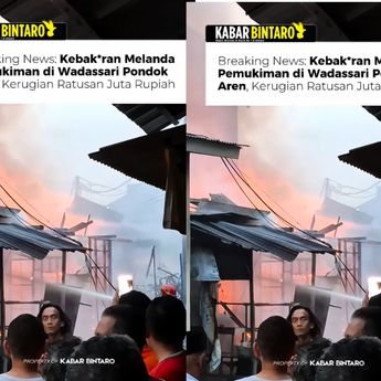Kebakaran Hantam Perumahan di Pondok Aren Pagi Ini
