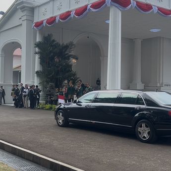 Prabowo Sambut Hangat Presiden Jerman Frank-Walter Steinmeier di Istana Merdeka