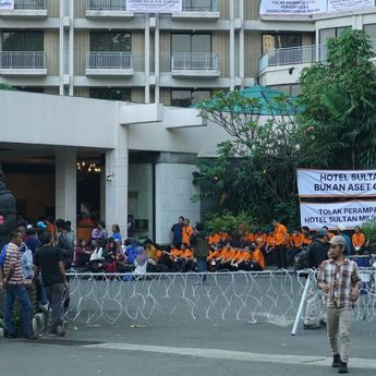 Polisi Amankan 119 Orang Usai Kericuhan Saat Eksekusi Lahan Eks Hotel Sultan