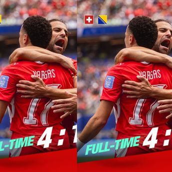 Hasil Piala Dunia Grup B: Swiss Bungkam Bosnia 4-1