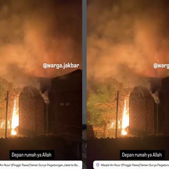 Rumah-rumah di Jakarta Barat Kebakaran Pagi Ini