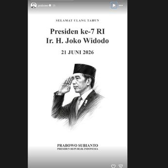 Prabowo Ucapkan Selamat Ulang Tahun ke-65 untuk Jokowi, Unggah Potret Penuh Hormat