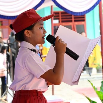 Surat Cinta Siswi dari Pulau Terluar untuk Presiden: Fasilitas Sekolah Lengkap, Dapat MBG Pula