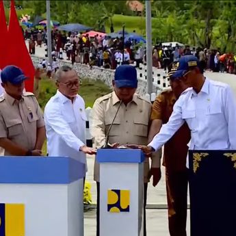 Prabowo Resmikan 1.151 KM Jalan Daerah