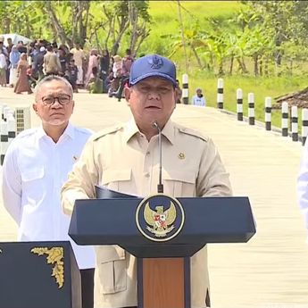 Resmikan 1.151 KM Jalan Daerah se-Indonesia, Prabowo: Infrastruktur Jalan adalah Fondasi Ketahanan Pangan dan Energi