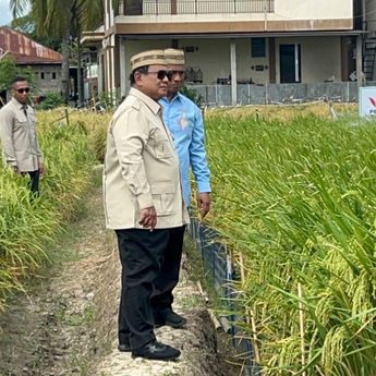 Di PENAS XVII, Prabowo Tinjau Teknologi Pertanian Modern untuk Perkuat Swasembada Pangan