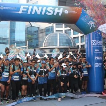 BRI Life Dukung Kegiatan Kementerian UMKM Hadirkan Edukasi Proteksi di Event UMKM Fun Run 5K