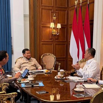 Prabowo Terima Kapolri di Istana, Bahas Stabilitas Nasional hingga Kesiapan Hari Bhayangkara 2026