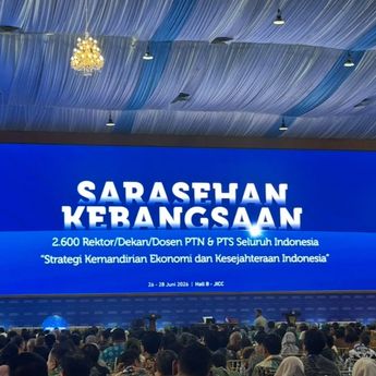 Prabowo dan Gibran Hadiri Sarasehan Kebangsaan, 2.600 Pimpinan Perguruan Tinggi Turut Hadir