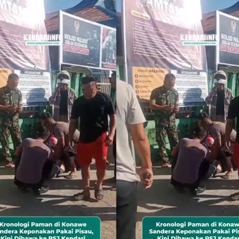 VIDEO: Dramatis Paman Sandera Keponakan Sendiri Pakai Pisau