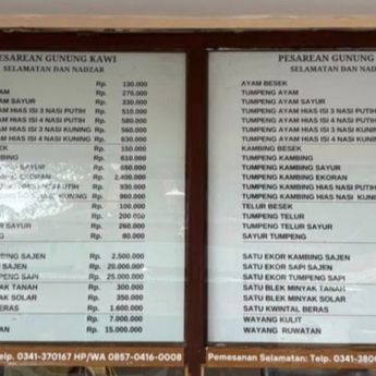 Viral Daftar Harga Ritual di Gunung Kawi: antara Mitos Pesugihan dan Tradisi Selamatan